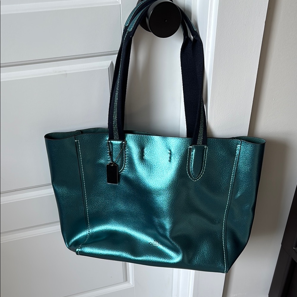 Coach Metallic Derby Tote